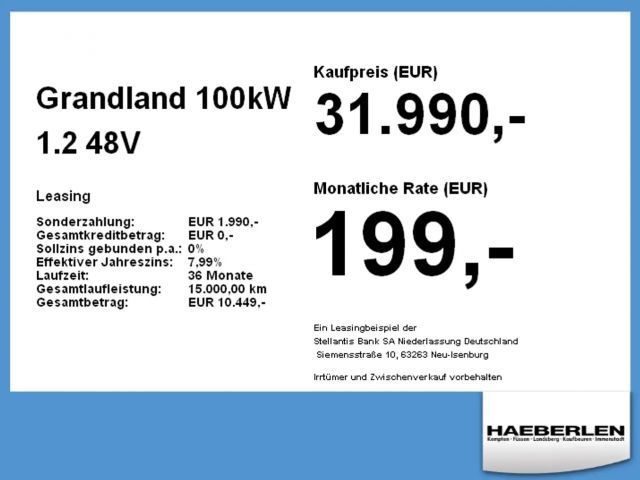 Opel Grandland X Edition