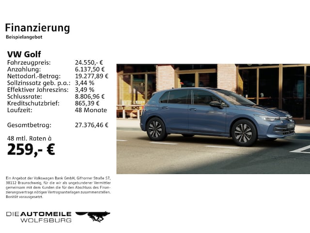 Volkswagen Golf 1.5 TSI Golf VIII