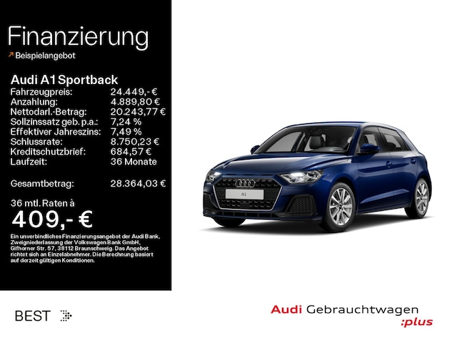 Audi A1 25 TFSI Sportback