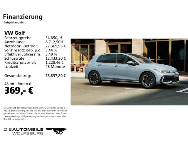 Volkswagen Golf 1.5 TSI Golf VIII R-Line