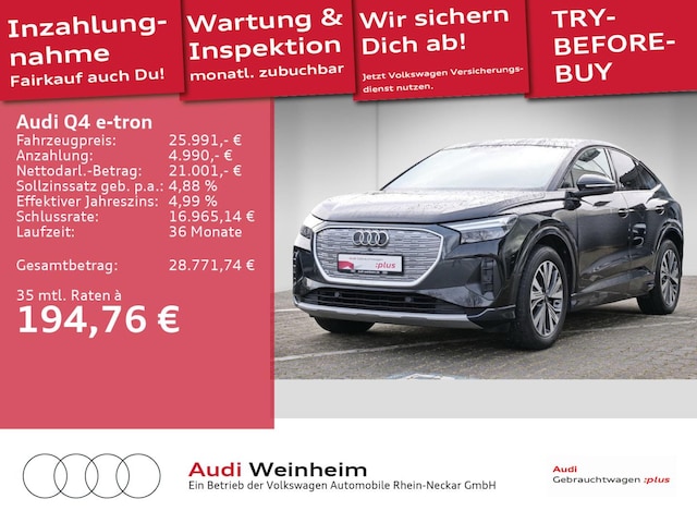 Audi Q4 e-tron 35 Sportback