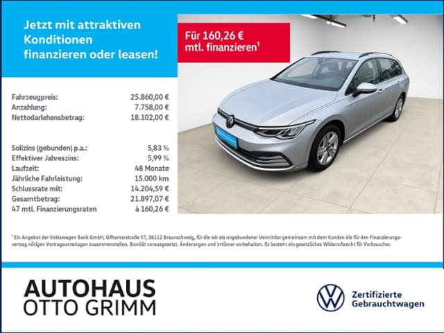 Volkswagen Golf 1.5 TSI Golf VIII Variant