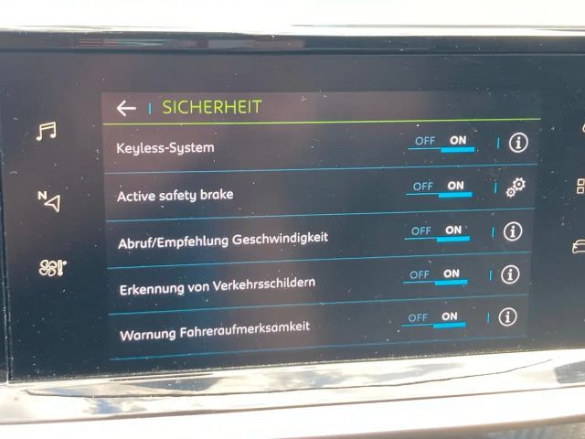 Peugeot E-208 e- Elektromotor 136 Rückfahrkamera mit 180°