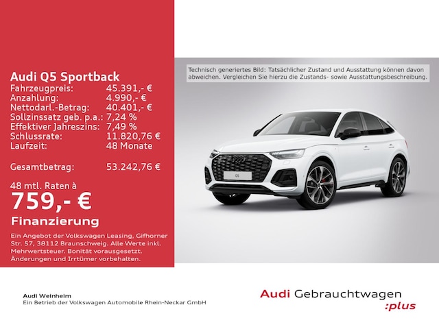Audi Q5 40 TDI Quattro S-Tronic Sportback
