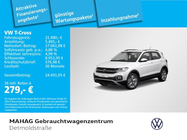 Volkswagen T-Cross 1.0 TSI DSG Style