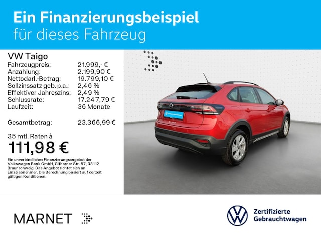 Volkswagen Taigo 1.0 TSI Life