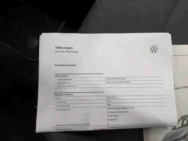 Volkswagen Golf 2.0 TDI Golf VIII Life Variant