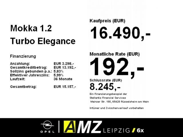 Opel Mokka 1.2 Turbo Elegance Turbo
