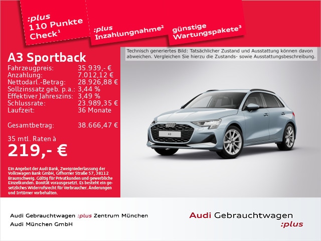 Audi A3 35 TDI S-Tronic Sportback