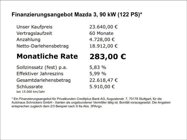 Mazda 3 SkyActiv e-Skyactiv