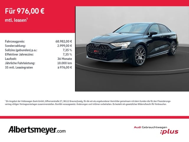 Audi RS3 Quattro S-Tronic Sedan