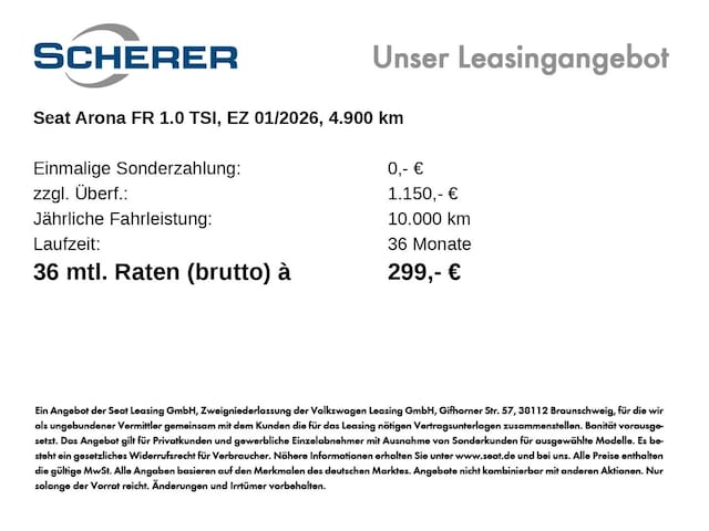 Seat Arona 1.0 TSI Black DSG FR-lijn