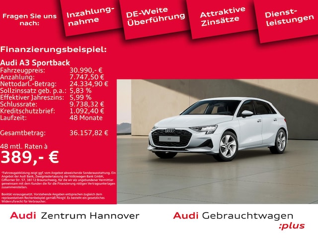 Audi A3 30 TDI Sportback