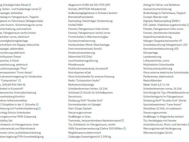 Volkswagen Caddy 4Motion