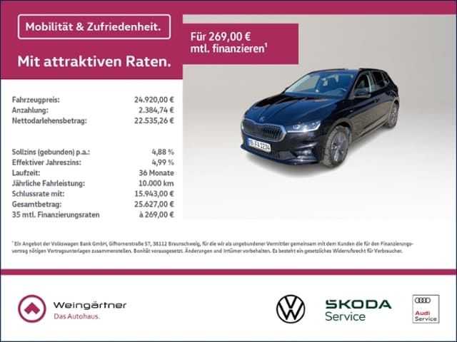 Skoda Fabia 1.0 TSI Drive