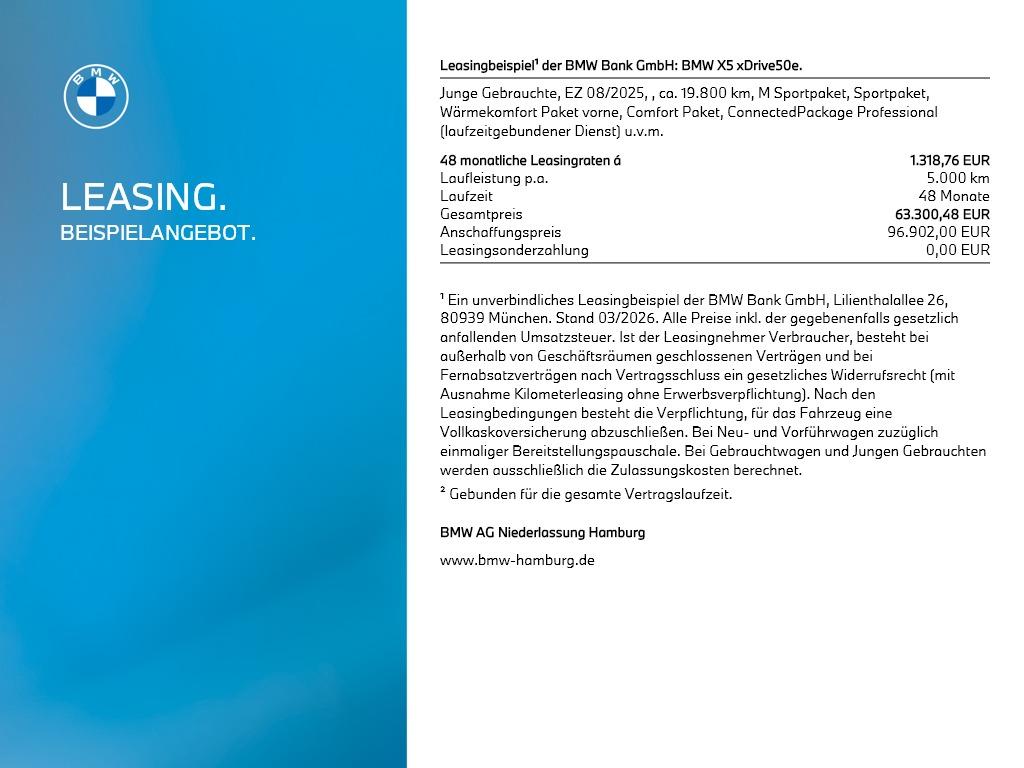 BMW X5 M-Sport xDrive50e