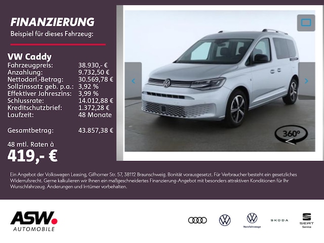 Volkswagen Caddy 1.5 TSI DSG Style