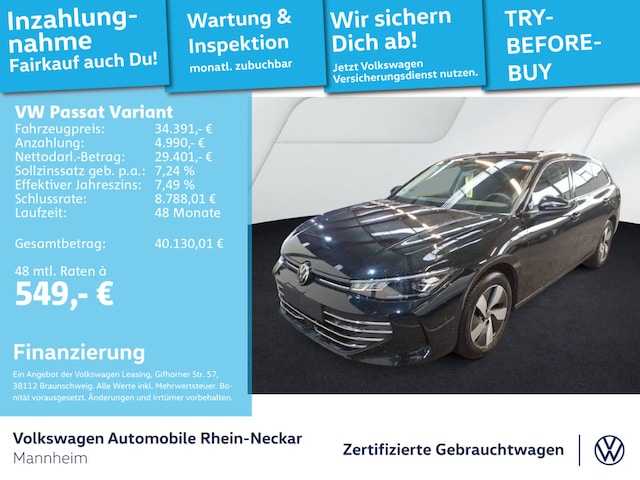Volkswagen Passat 2.0 TDI Business DSG Variant