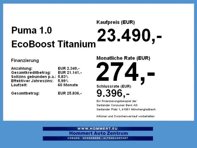 Ford Puma EcoBoost Titanium