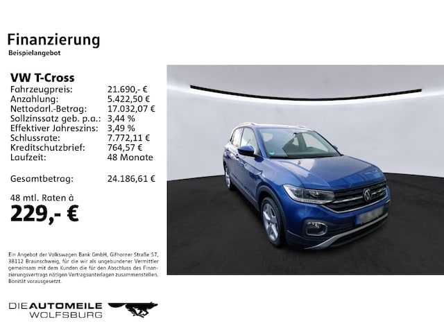 Volkswagen T-Cross 1.0 TSI Style