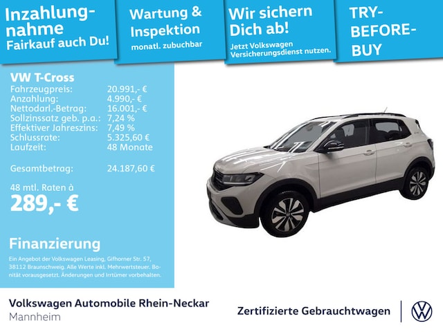 Volkswagen T-Cross 1.0 TSI