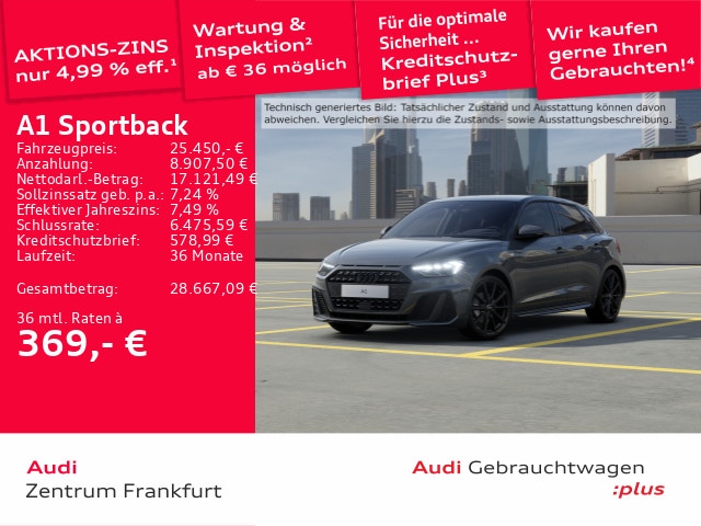 Audi A1 30 TFSI S-Line S-Tronic Sportback