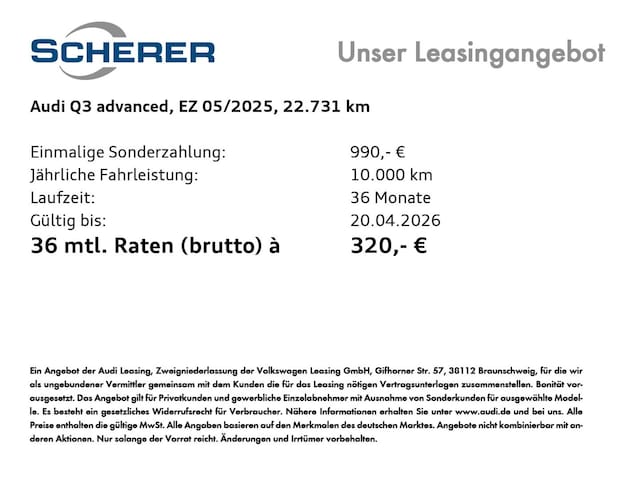 Audi Q3 35 TFSI S-Tronic