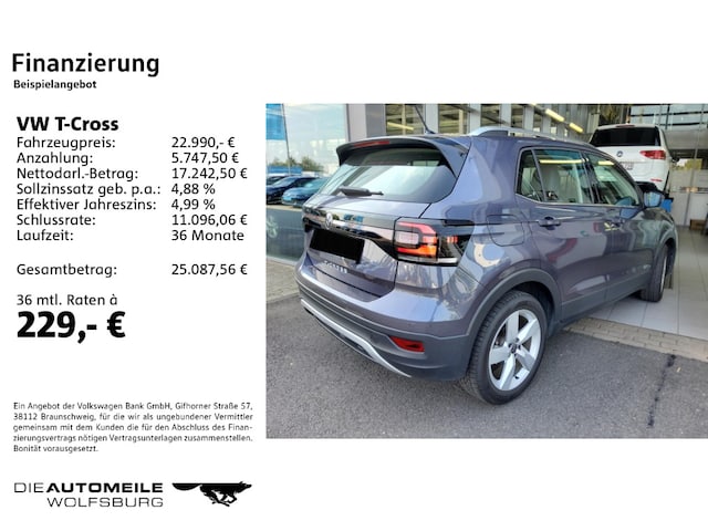 Volkswagen T-Cross 1.0 TSI DSG Style