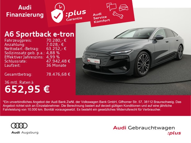 Audi A6 e-tron Quattro Sportback