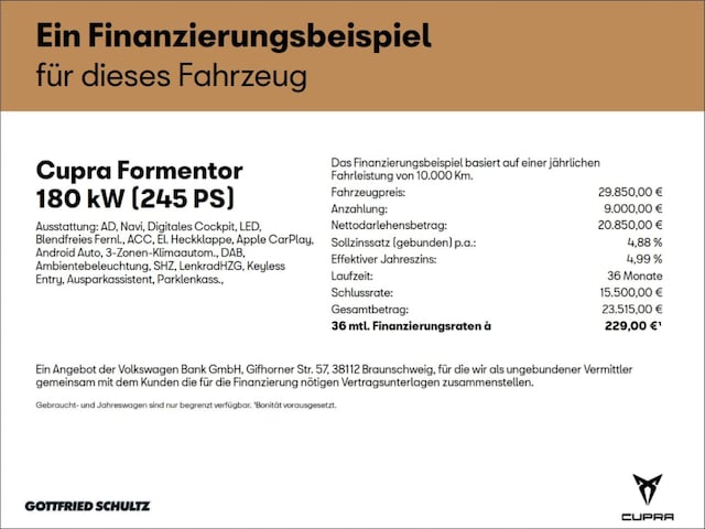 Cupra Formentor DSG VZ