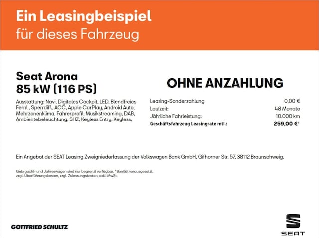 Seat Arona 1.0 TSI Black DSG FR-lijn