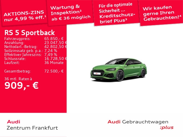 Audi RS5 Quattro Sportback