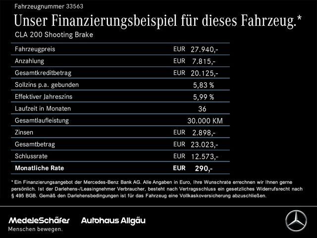 Mercedes-Benz CLA 200 AMG Line Shooting Brake