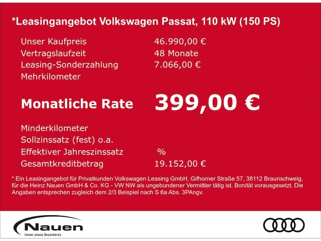 Volkswagen Passat 2.0 TDI DSG R-Line
