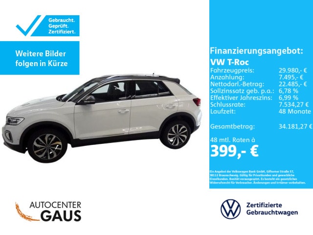 Volkswagen T-Roc 1.5 TSI Style