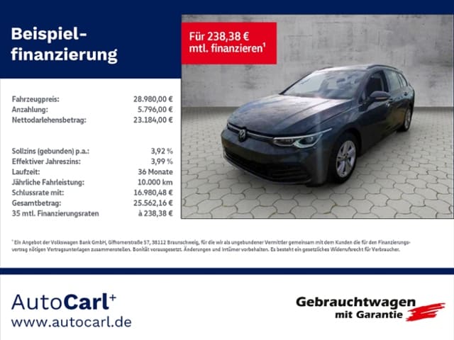 Volkswagen Golf 2.0 TDI DSG Golf VIII Variant