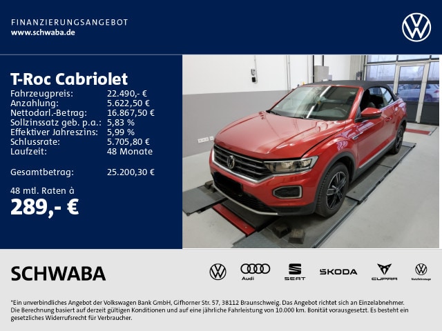 Volkswagen T-Roc 1.5 TSI Cabriolet DSG