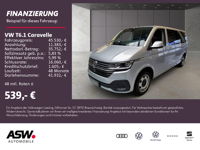 Volkswagen Caravelle 2.0 TDI DSG Lang T6