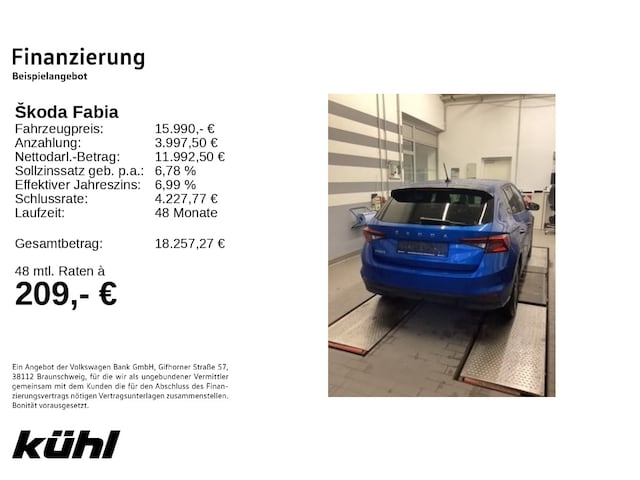 Skoda Fabia 1.0 TSI Tour
