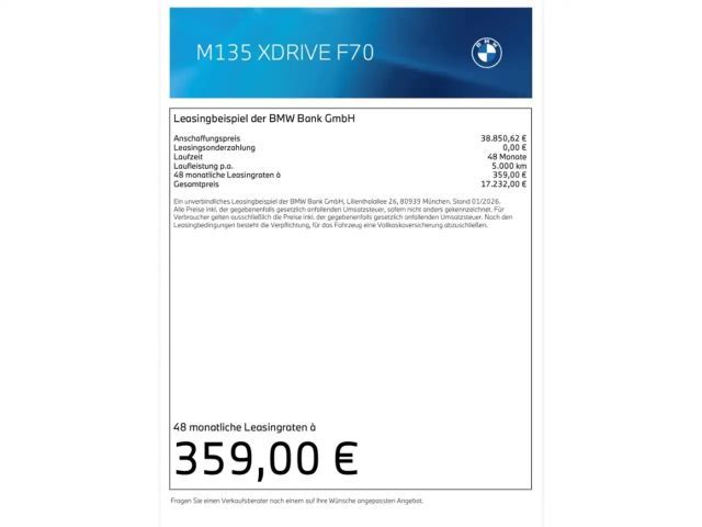 BMW 135 Sedan xDrive