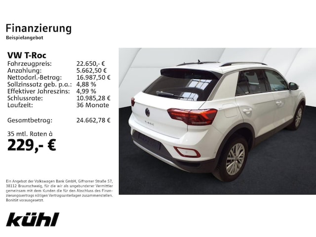 Volkswagen T-Roc 1.0 TSI Life