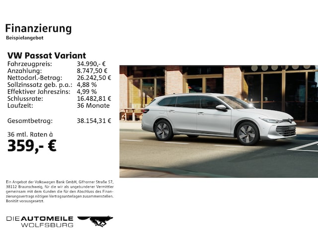 Volkswagen Passat 2.0 TDI Business DSG Variant