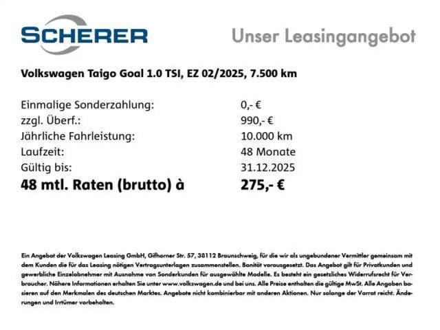 Volkswagen Taigo 1.0 TSI DSG