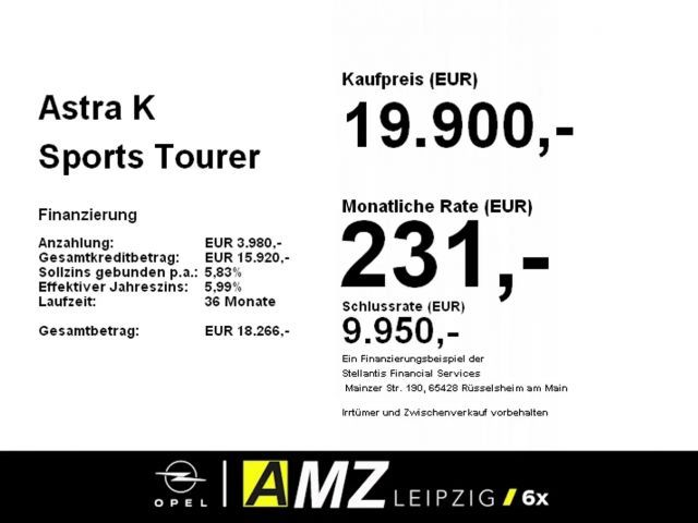 Opel Astra 1.2 Turbo Sports Tourer Turbo