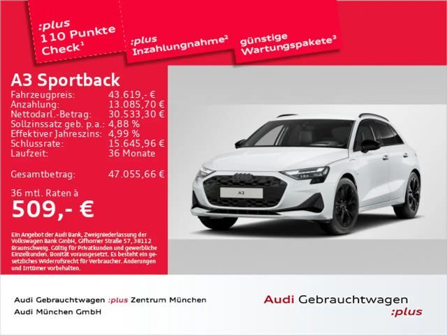 Audi A3 40 TFSI Hybride S-Tronic Sedan