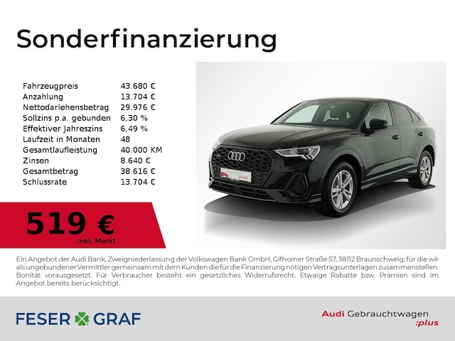 Audi Q3 40 TDI Quattro S-Tronic Sportback