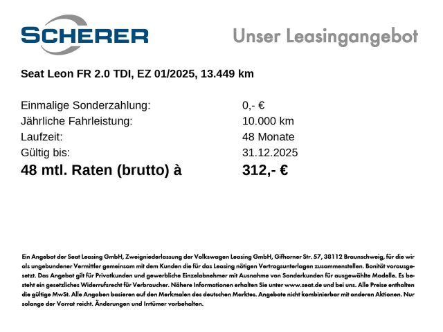 Seat Leon 2.0 TDI FR-lijn