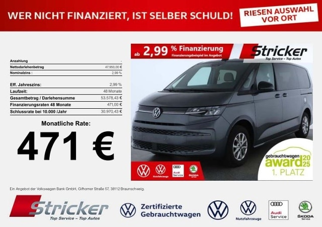 Volkswagen Multivan 2.0 TDI DSG Lang T7