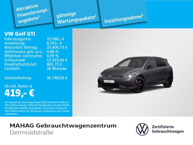 Volkswagen Golf 2.0 TSI DSG GTI Golf VIII