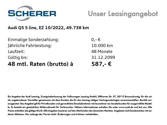 Audi Q5 45 TFSI Quattro S-Line